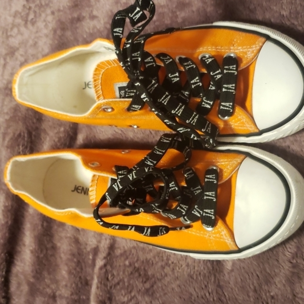 Orange sneakers size‎ 6